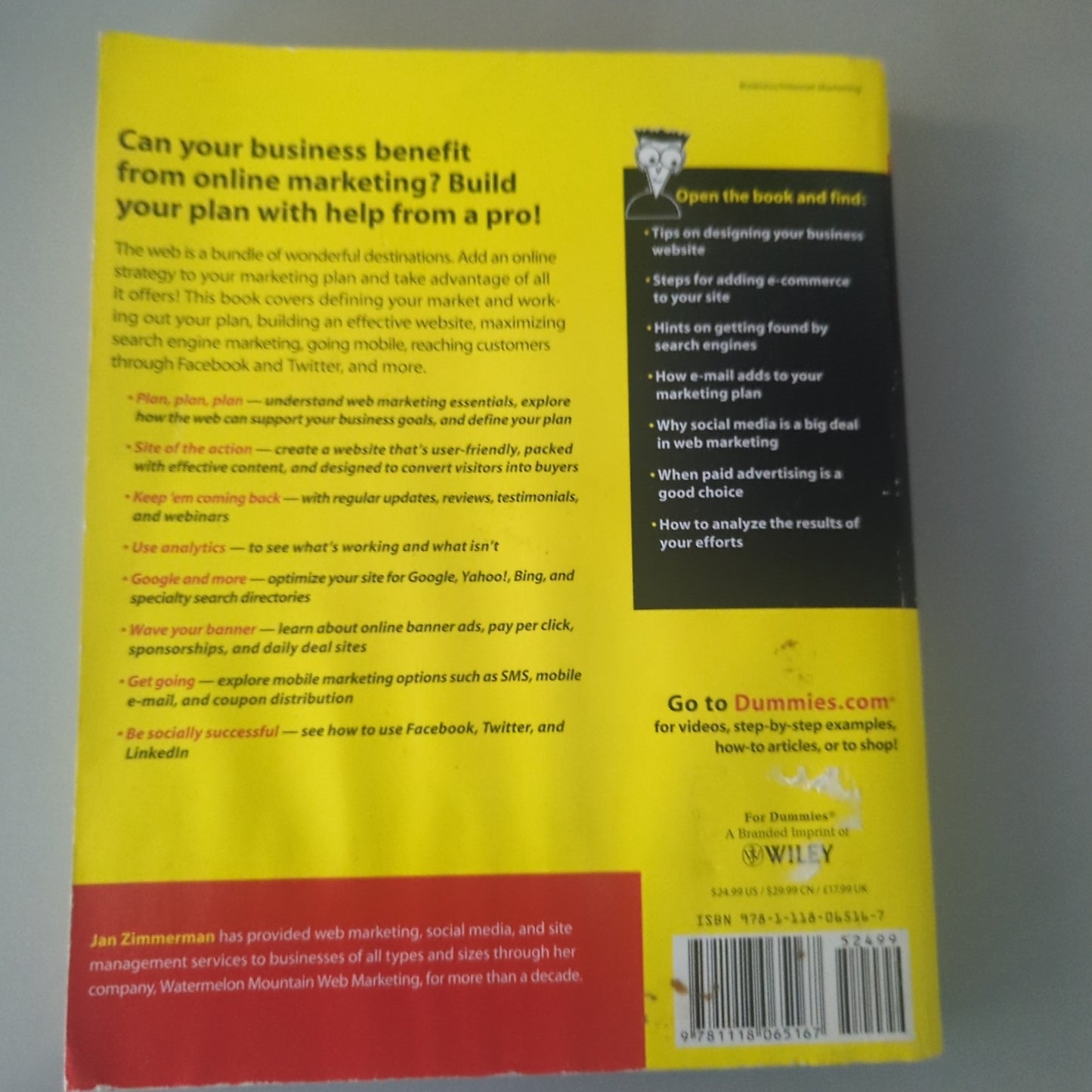 Web Marketing for Dummies ®, 3rd Edition by Jan Zimmerman