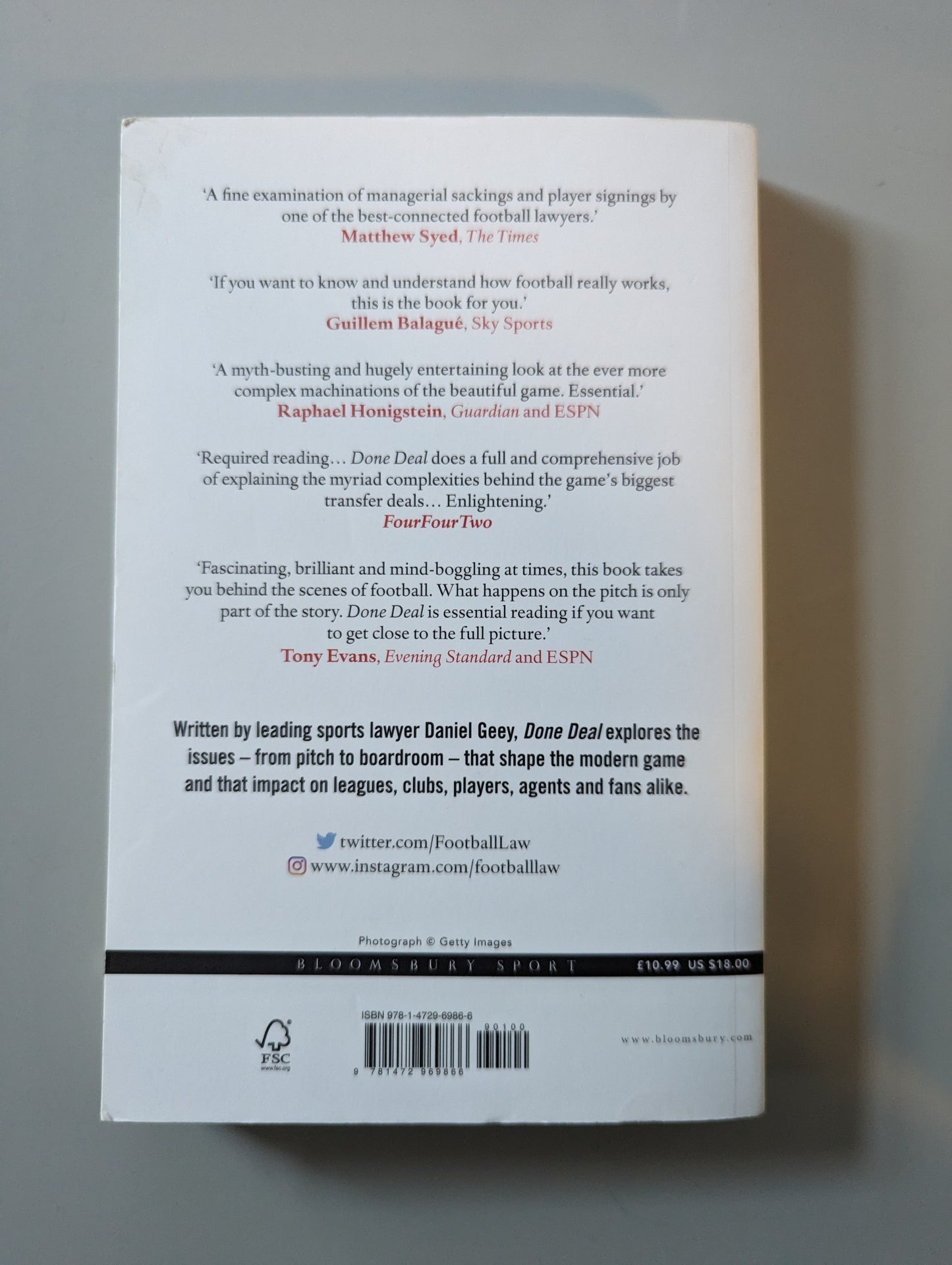 Done Deal: An Insider's Guide to Football Contracts, Multi-Million Pound Transfers and Premier League Big Business (Paperback) by Daniel Geey