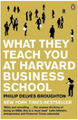 What They Teach You at Harvard Business School: The Internationally-Bestselling Business Classic (Paperback) by Philip Delves Broughton