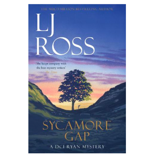 Sycamore Gap by LJ Ross, secondhand paperback crime thriller book from the DCI Ryan series, available at PrelovedLibrary.co.uk