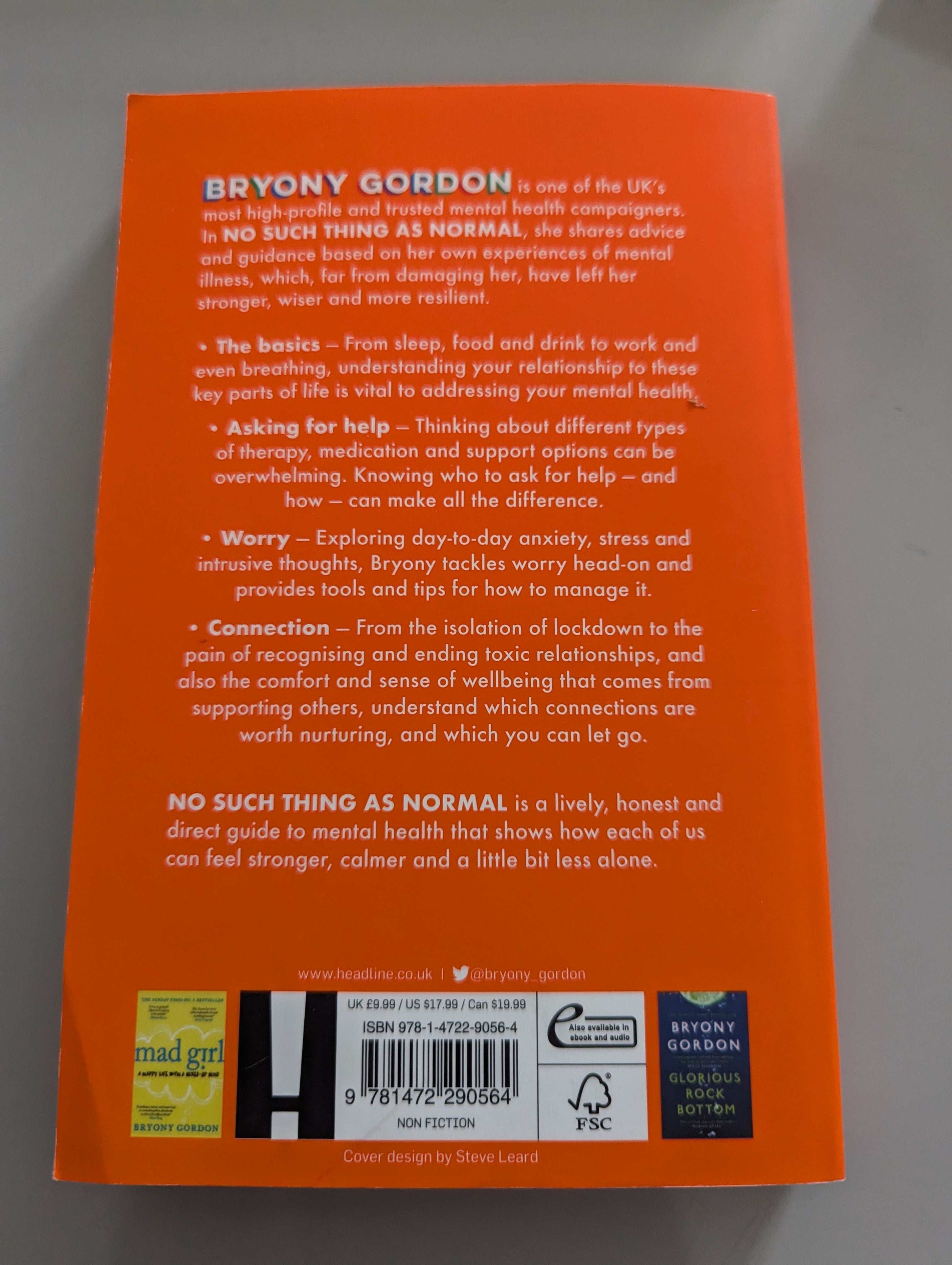 No Such Thing as Normal (Paperback) by Bryony Gordon