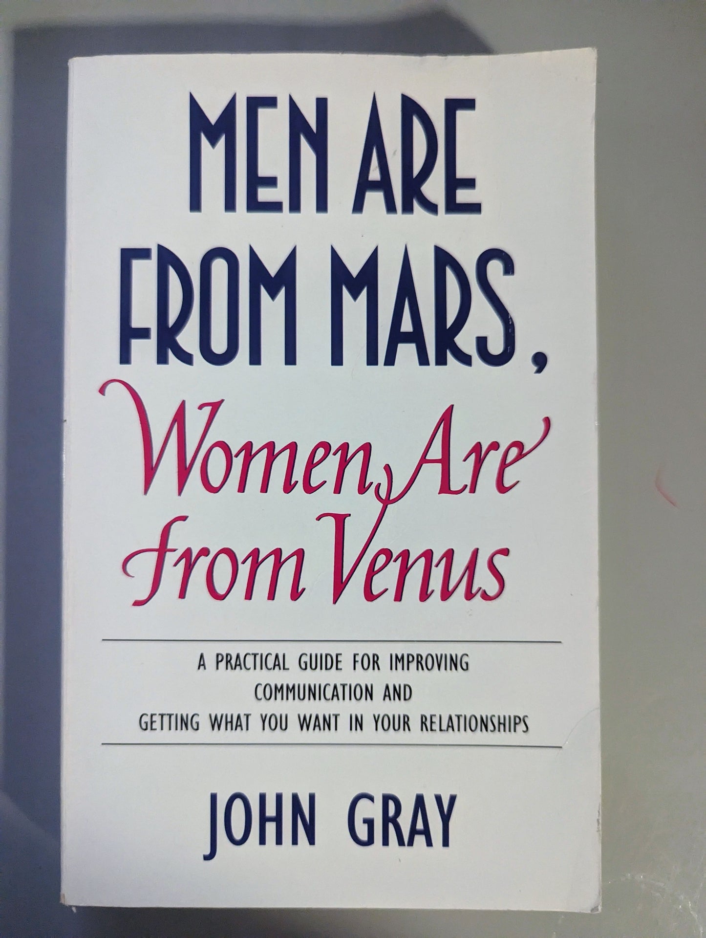 Men Are from Mars, Women Are from Venus: A Practical Guide for Improving Communication and Getting What You Want (Paperback) by John Gray