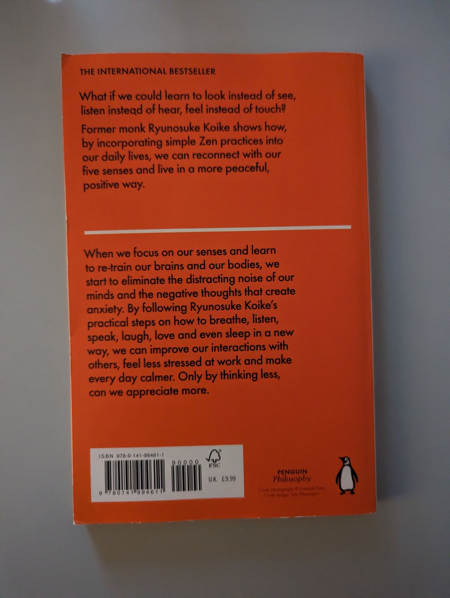 The Practice of Not Thinking: A Guide to Mindful Living (Paperback) by Ryunosuke Koike