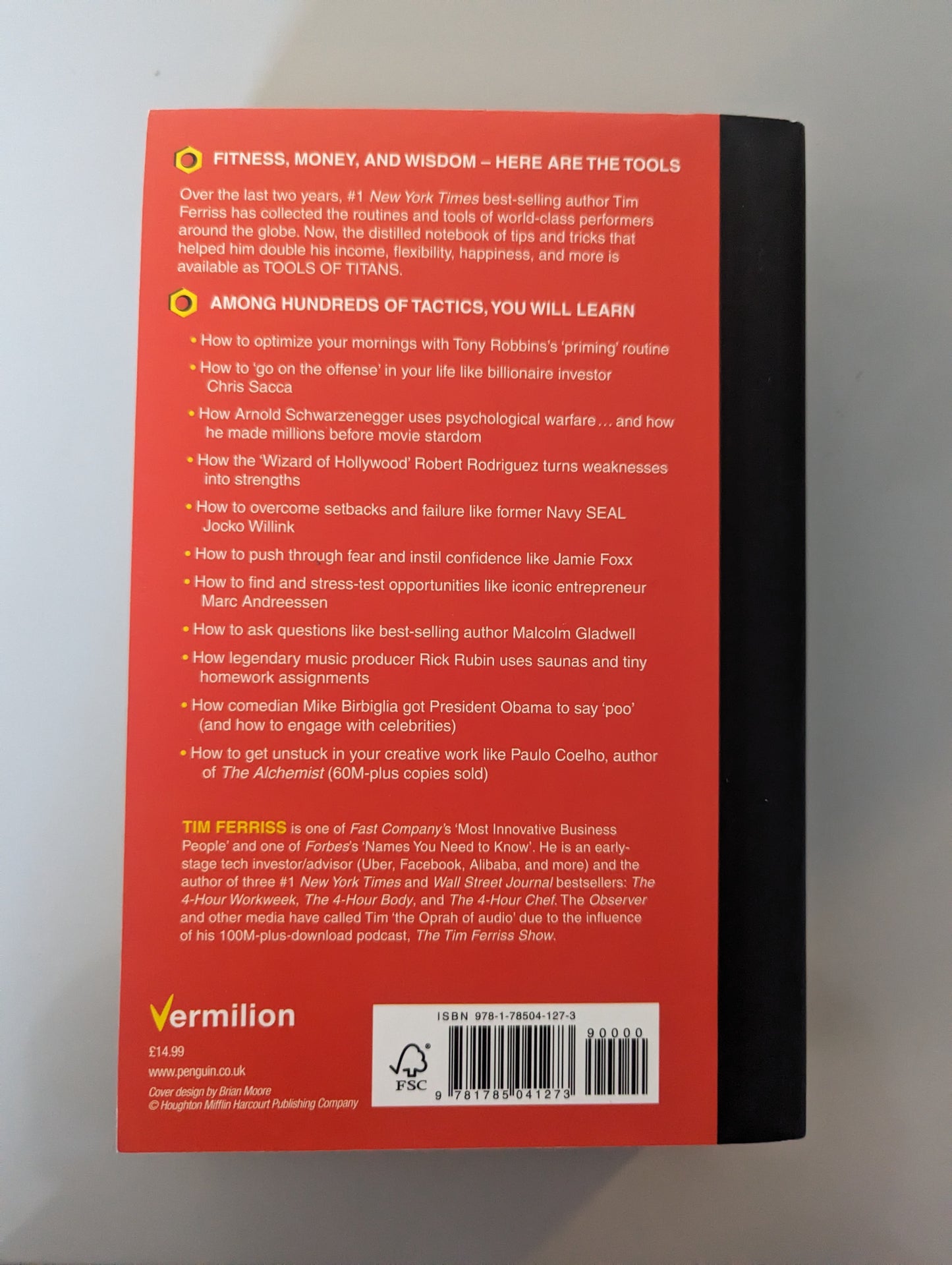 Tools of Titans: The Tactics, Routines, and Habits of Billionaires, Icons, and World-Class Performers (Paperback)by Timothy Ferriss