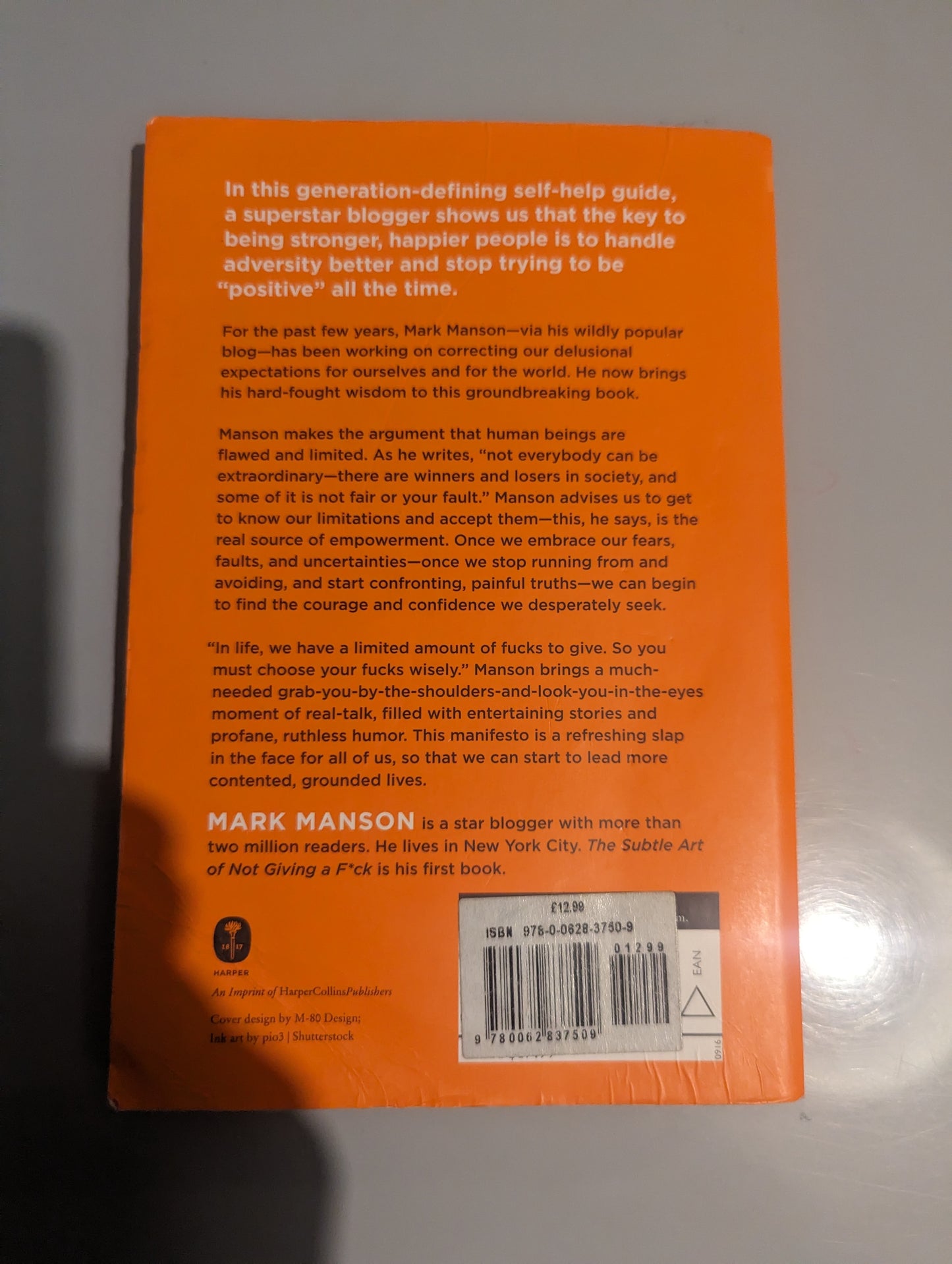 The Subtle Art of Not Giving a F*ck (Hardback)by Mark Manson