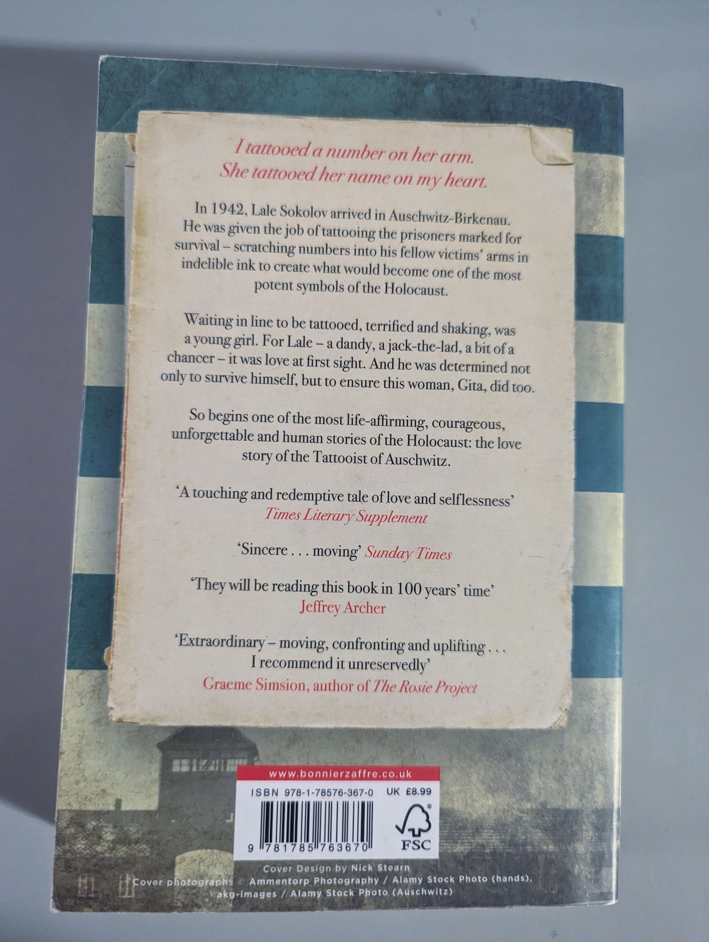 The Tattooist of Auschwitz (Paperback) by Heather Morris