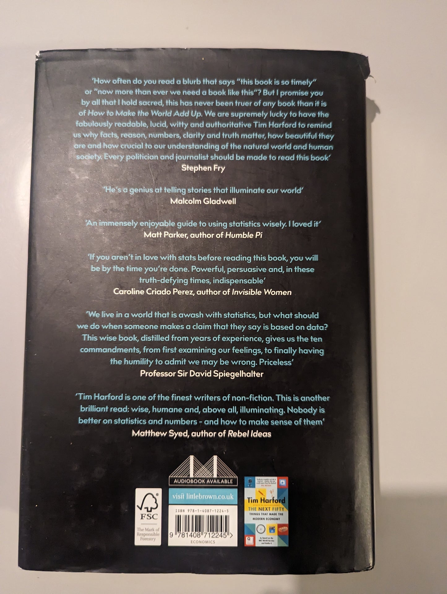 How to Make the World Add Up: Ten Rules for Thinking Differently About Numbers (Hardback) by Tim Harford