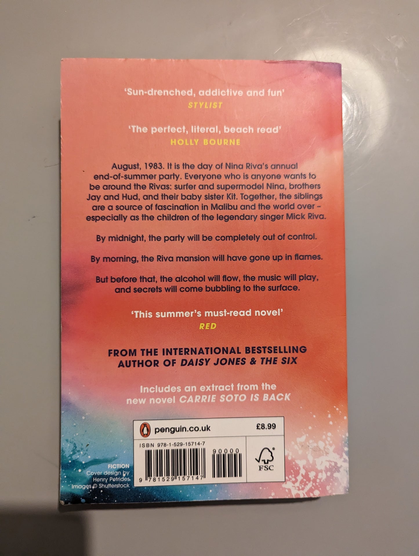 Malibu Rising (Paperback) by Taylor Jenkins Reid