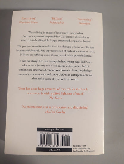 Selfie: How the West Became Self-Obsessed (Paperback) by Will Storr