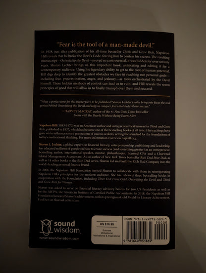 Outwitting the Devil: The Secret to Freedom and Success (Paperback) by Napoleon Hill