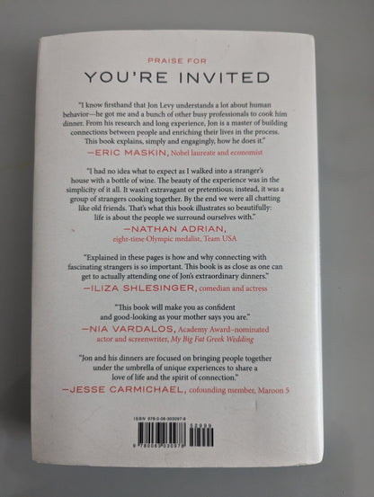 You're Invited: The Art and Science of Connection, Trust, and Belonging (Hardback) by Jon Levy