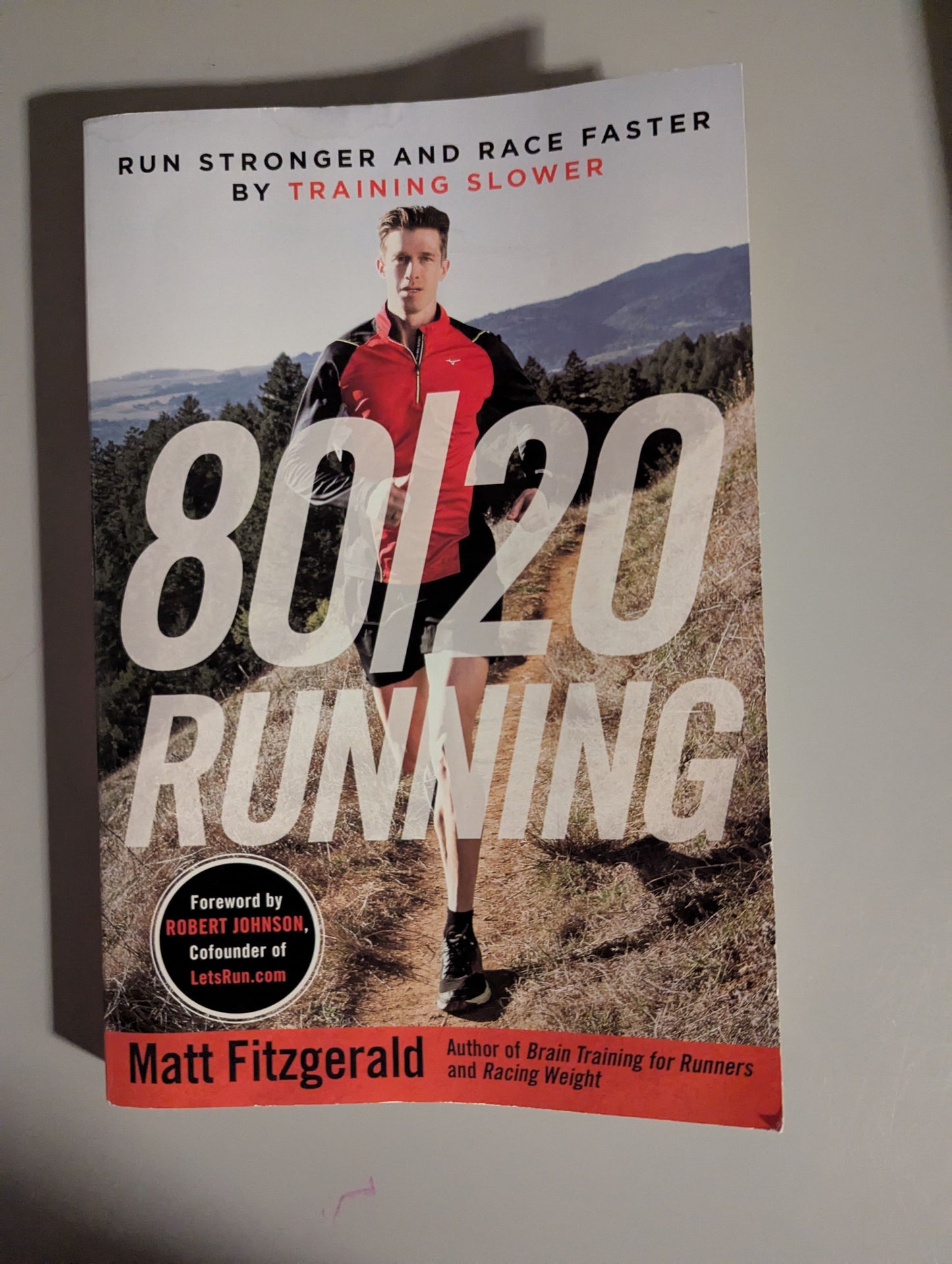 80/20 Running paperback cover by Matt Fitzgerald