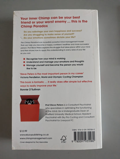 The Chimp Paradox: The  Mind Management Programme (Paperback) by Prof Steve Peters
